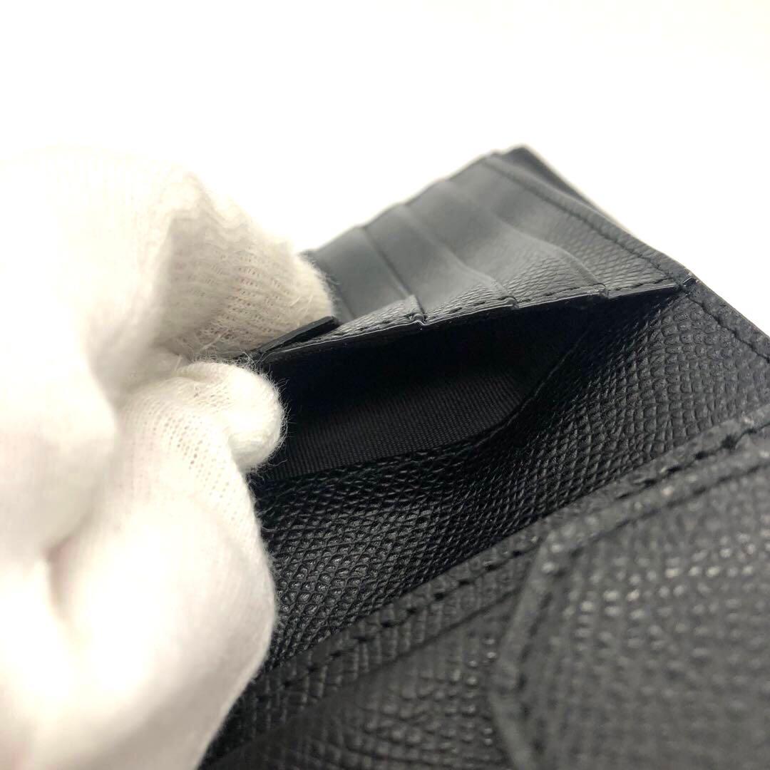 未使用✨バリー レザー 二つ折り財布 ブラック