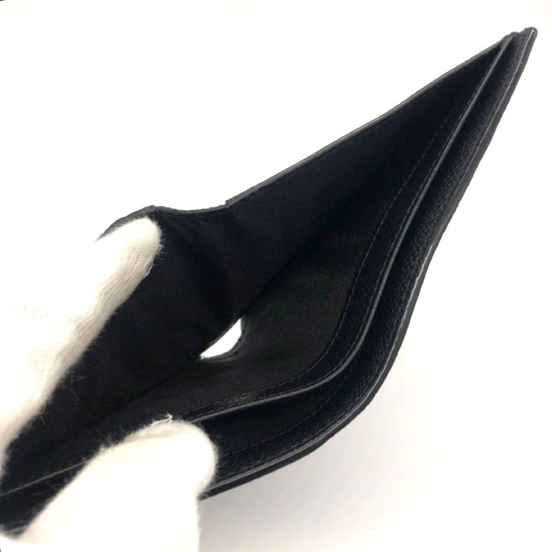 未使用✨バリー レザー 二つ折り財布 ブラック