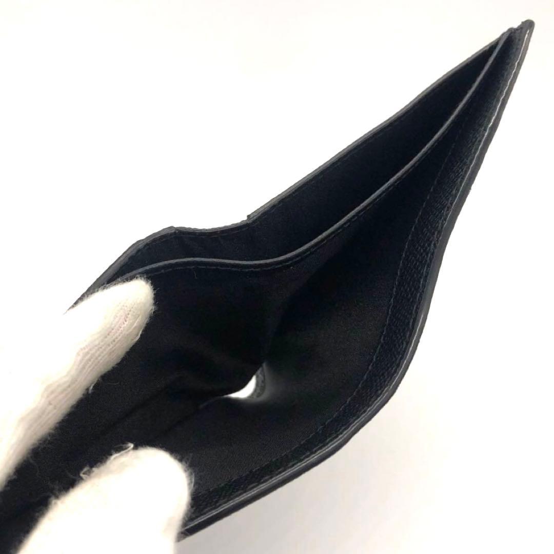 未使用✨バリー レザー 二つ折り財布 ブラック