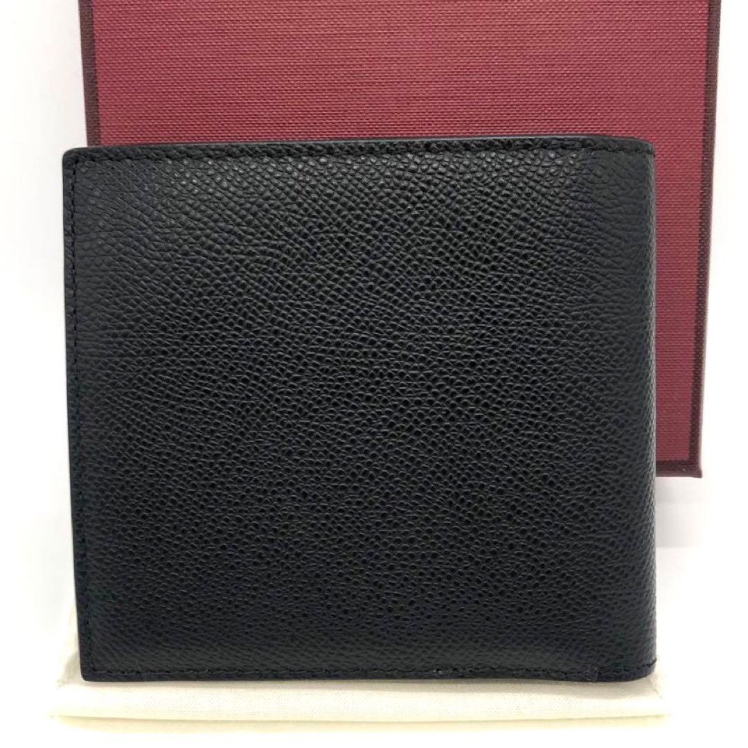 未使用✨バリー レザー 二つ折り財布 ブラック