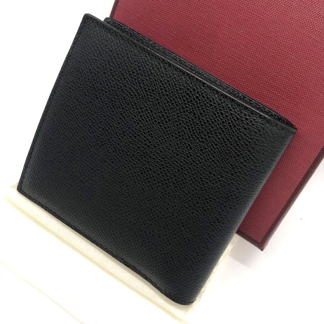 未使用✨バリー レザー 二つ折り財布 ブラック