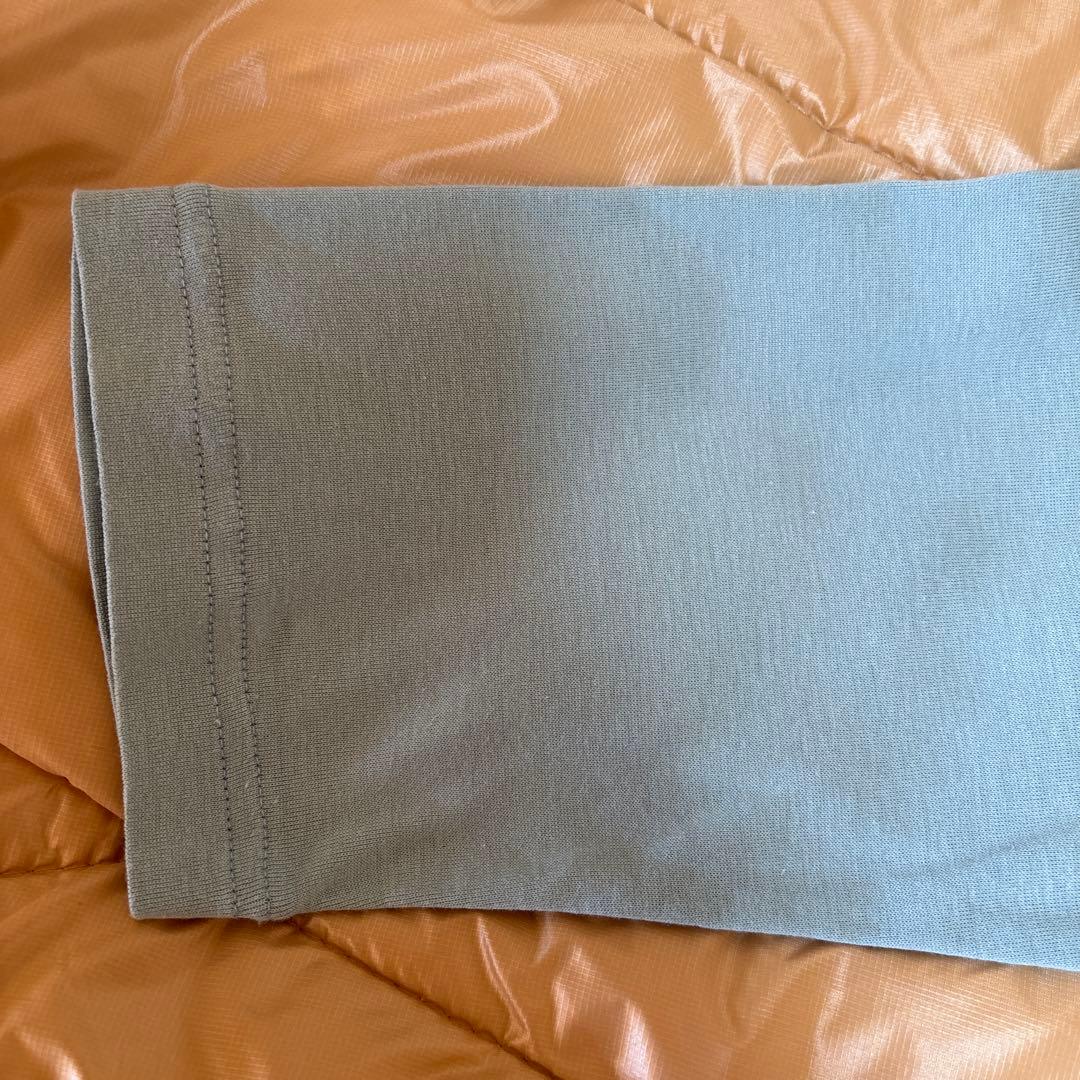 【未使用に近い】✨薄いブルー地にユニークな柄で長袖チュニック綿100%❣️