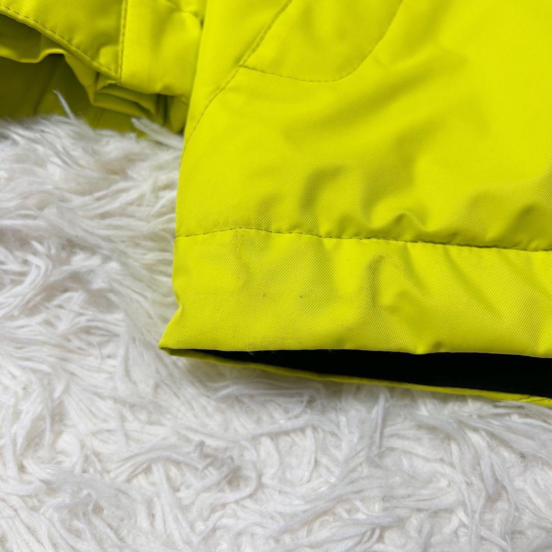 【美品】DESCENTE デサント スキーウェア 上下 シンプル イエロー Ｌ