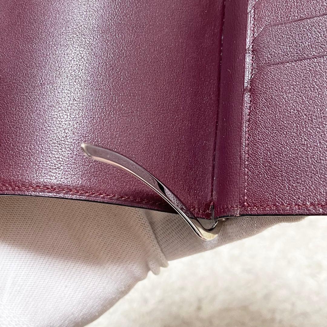 【美品】カルティエ　マネークリップ　フラグメントケース　カード収納　レザー　黒