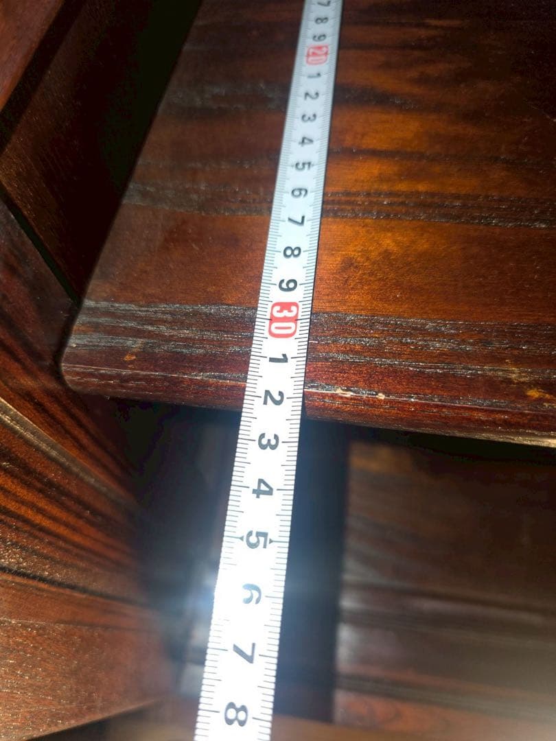 木製スライド扉収納棚