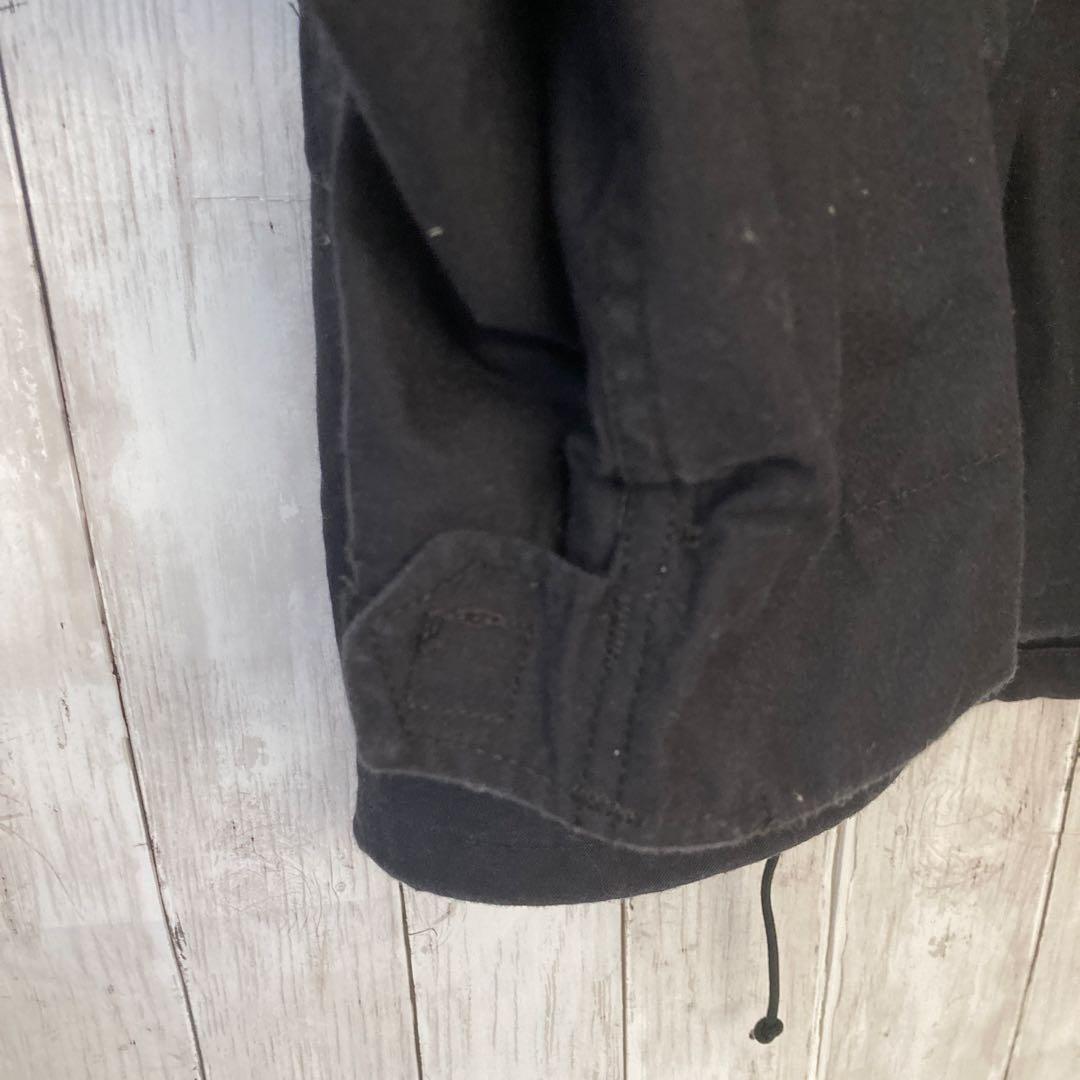 90sヴィンテージ USA製古着ALPHA M65 ミリタリージャケット　黒