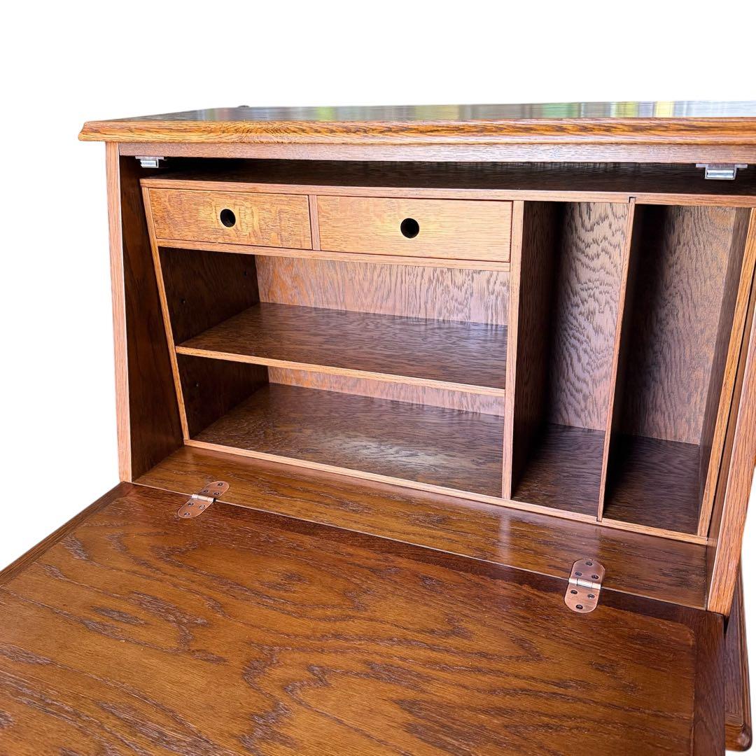 HR757 【象嵌】三越家具Brugge クラシカル　ライティングビューロー