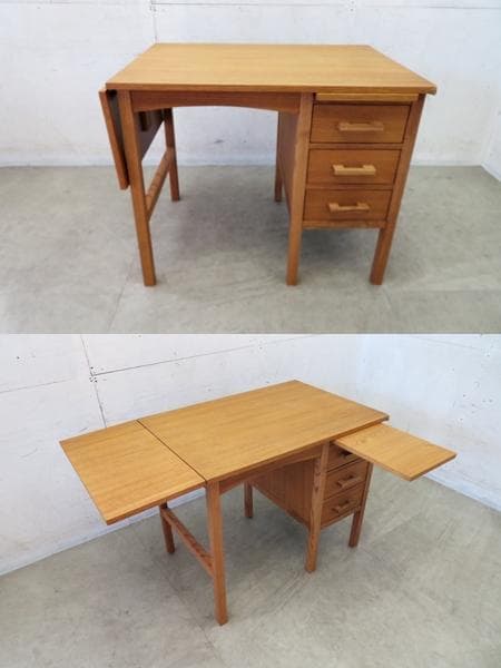 展示品■ウニコ■NOTE■オーク材■パーソナルデスク■エクステンション/伸長式