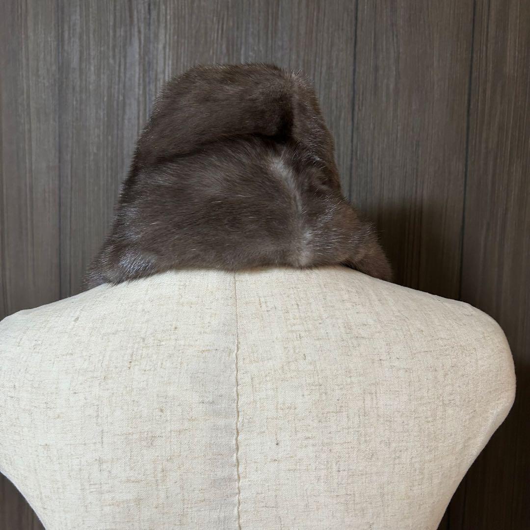 未使用タグ付き　コペンハーゲンファー　ミンク　毛皮　リアルファー　マフラー