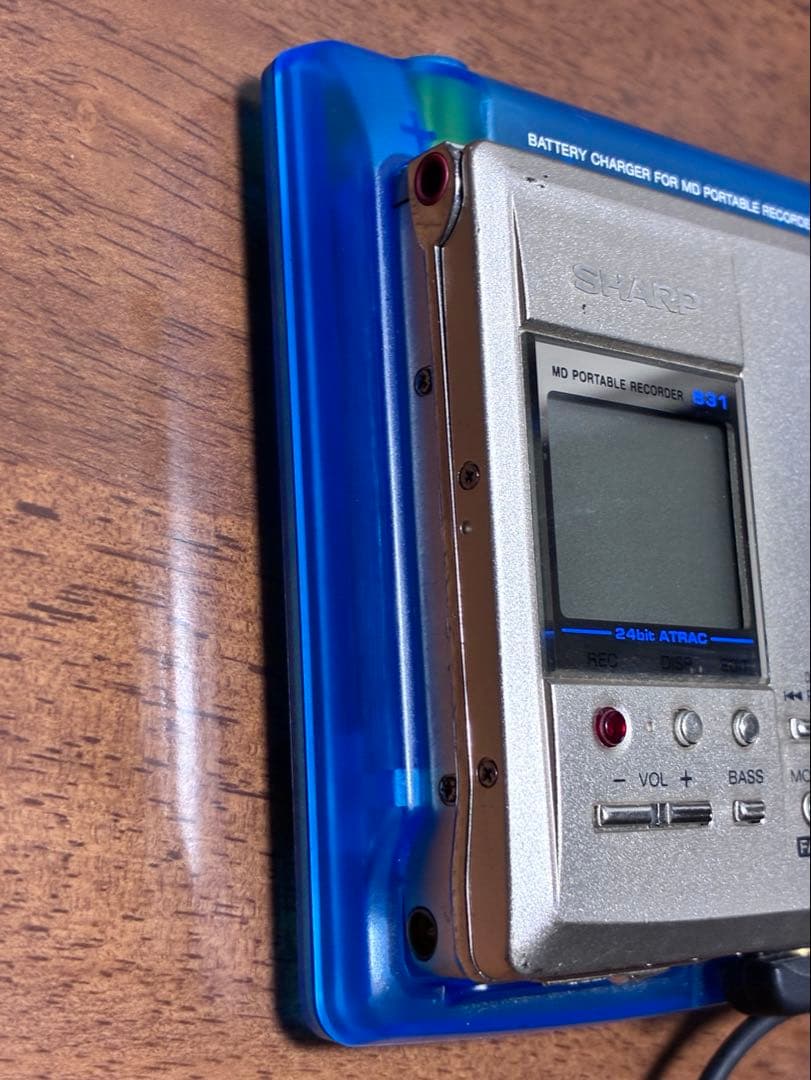 録音可！SHARP MDポータブルレコーダー MD-MT831-S