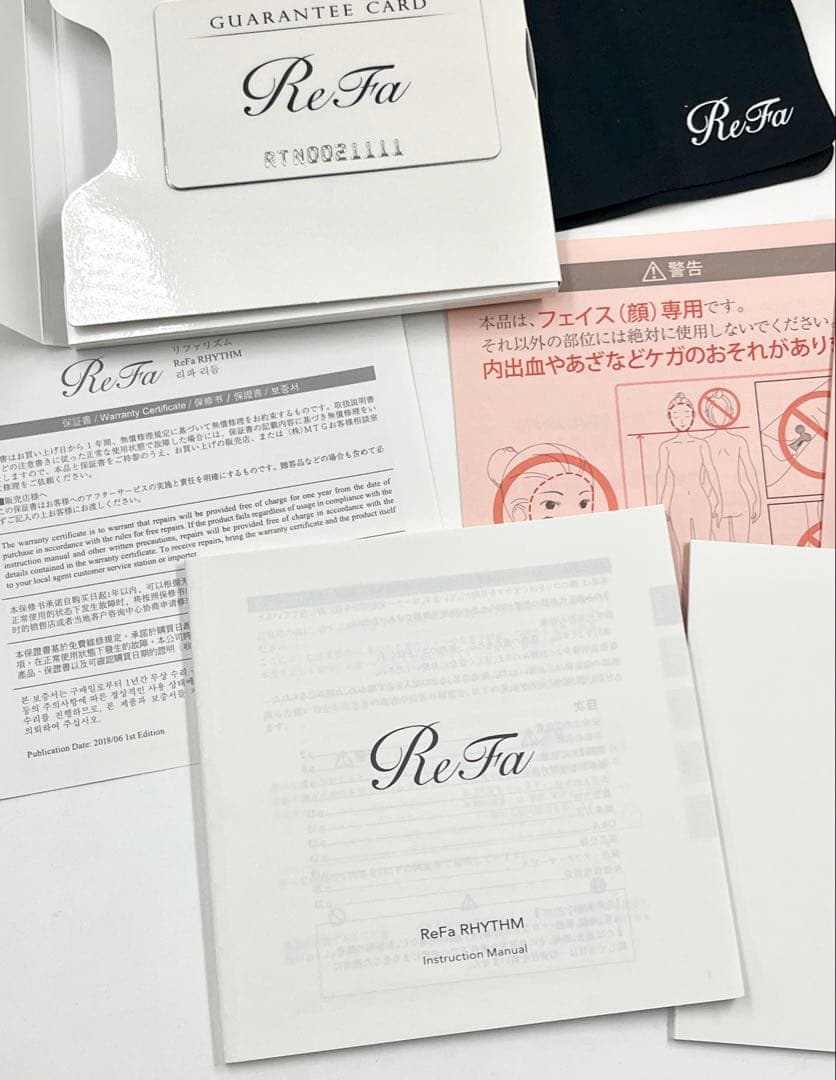 MTG ReFa RHYTHM リファリズム ベージュWood 木製 フェイス