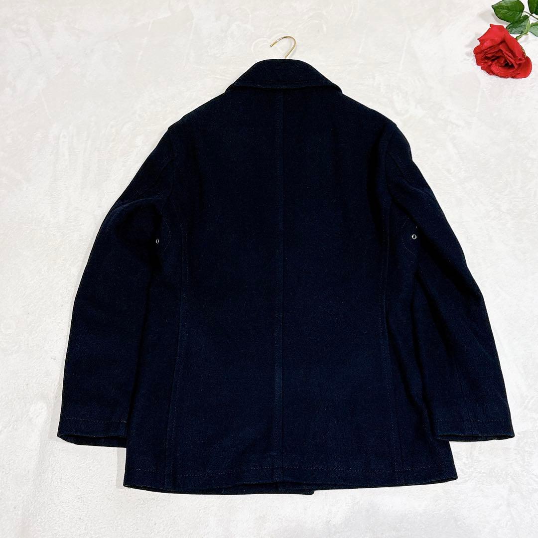 ほぼ未使用✨　マッキントッシュ　ステンカラーコート　38 ネイビー　ウール