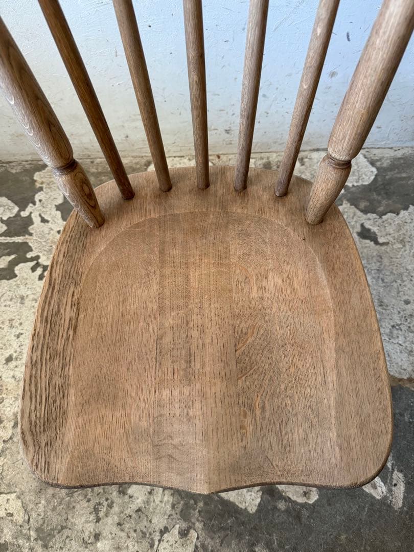 ビンテージ　ダイニングチェア　カフェチェア　剥離加工　no2