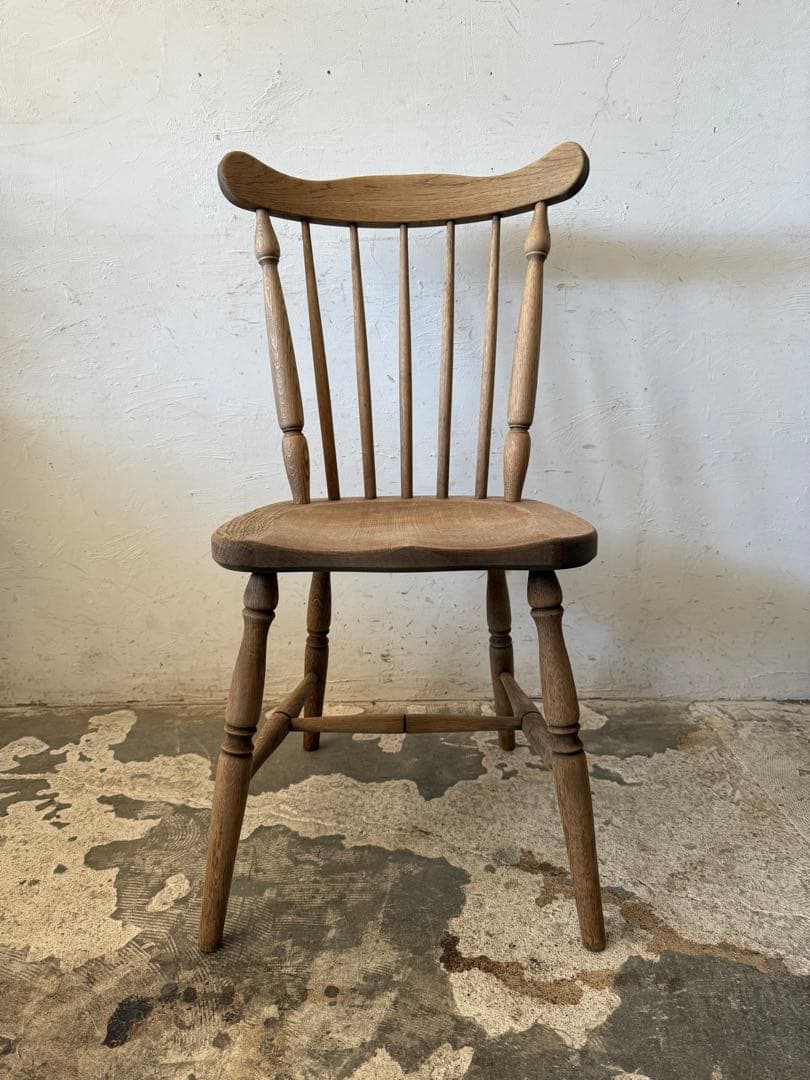 ビンテージ　ダイニングチェア　カフェチェア　剥離加工　no2