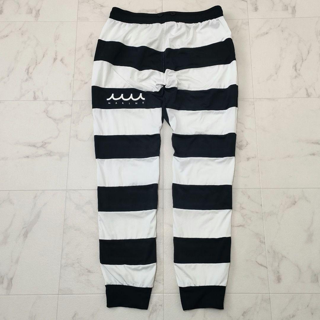 ムータマリン　ゴルフ　ラッシュガード　ロングパンツ　ボーダー　ストレッチ　L