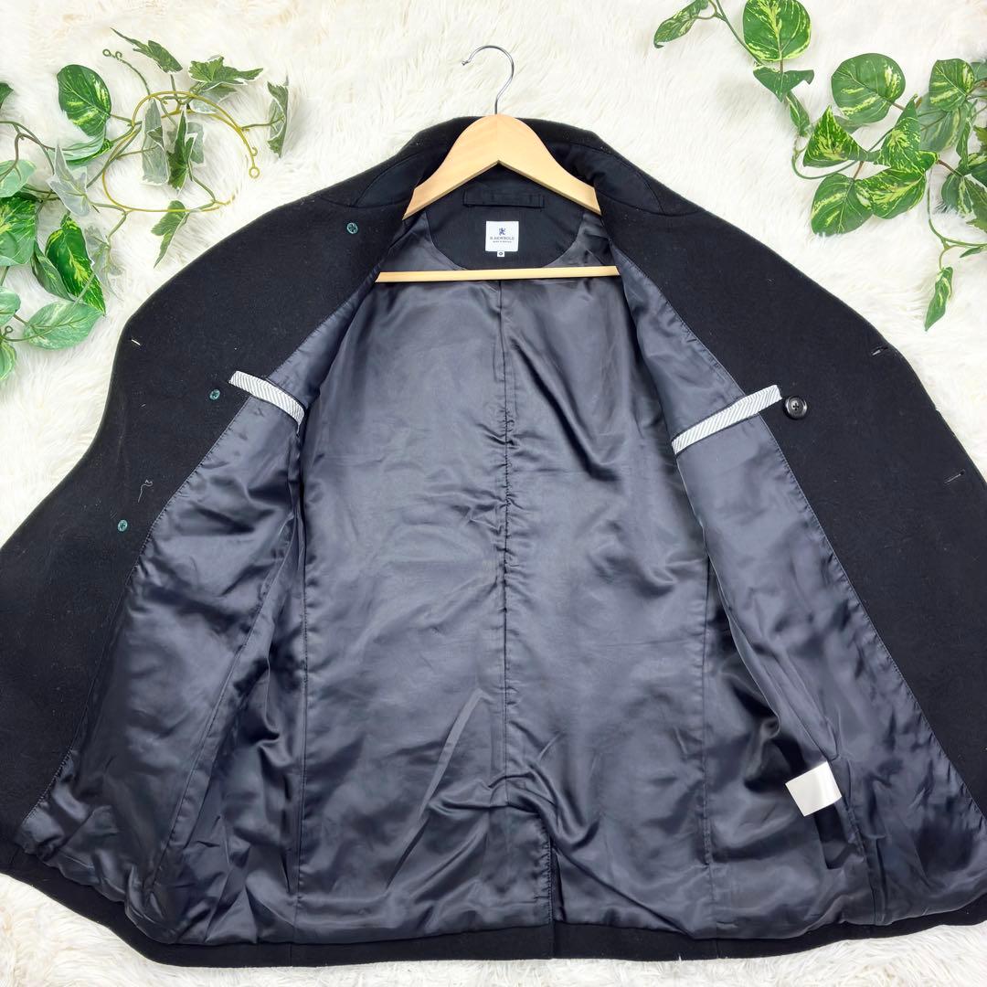 美品　ポールスミス　ウールメルトン　ピーコート　XL　ブラック