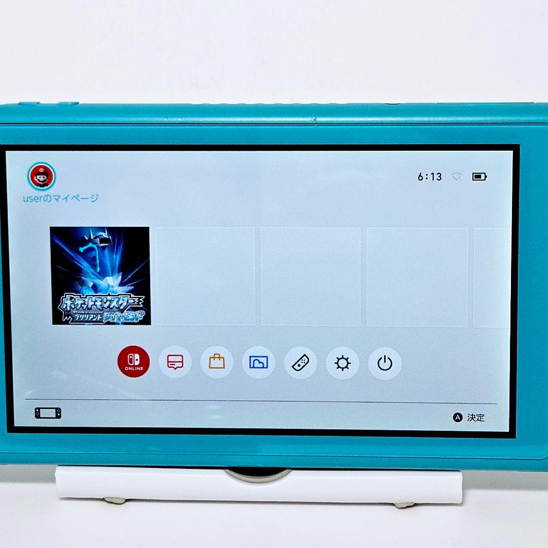 動作品【画面美品】Switch lite ターコイズ 本体 スイッチLite
