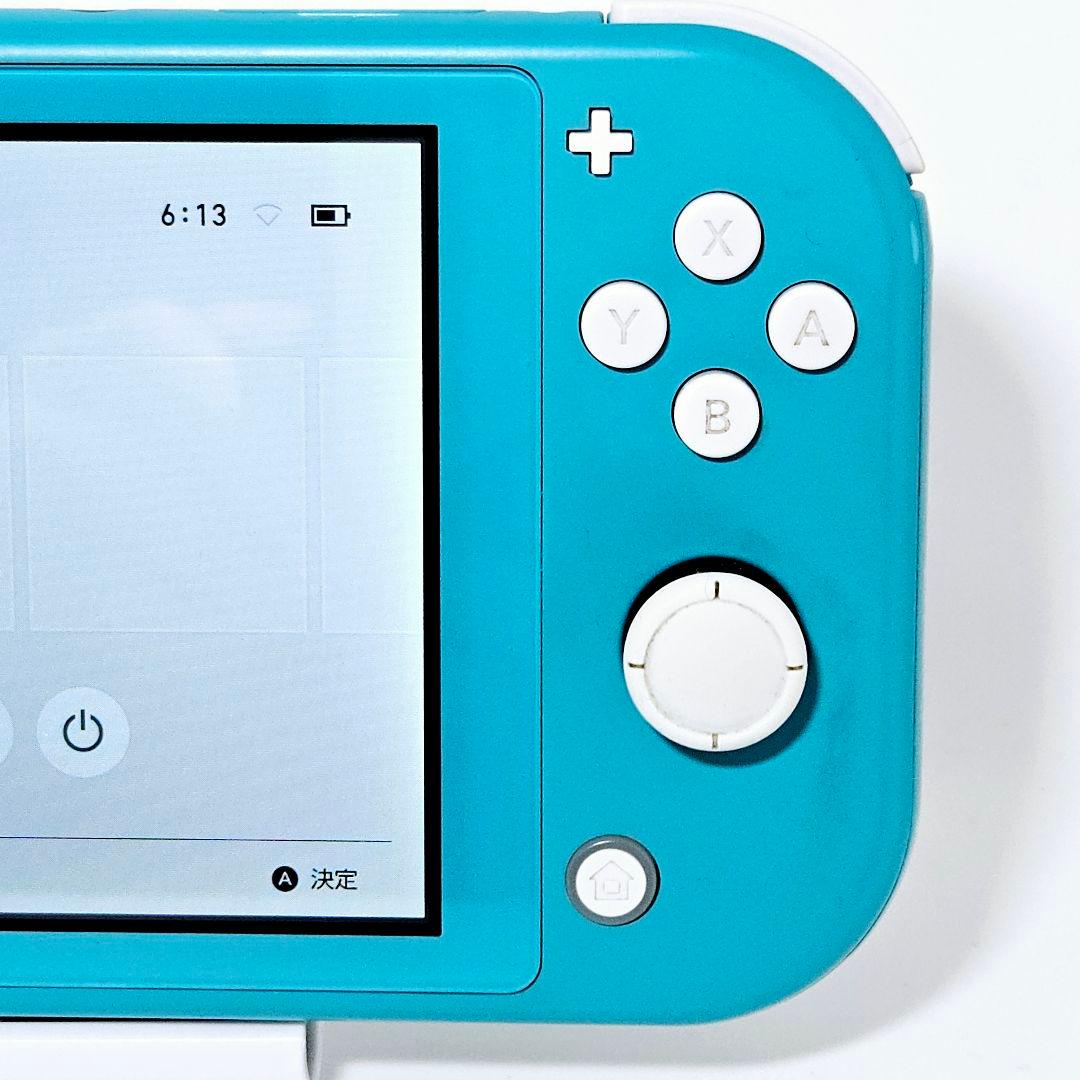 動作品【画面美品】Switch lite ターコイズ 本体 スイッチLite