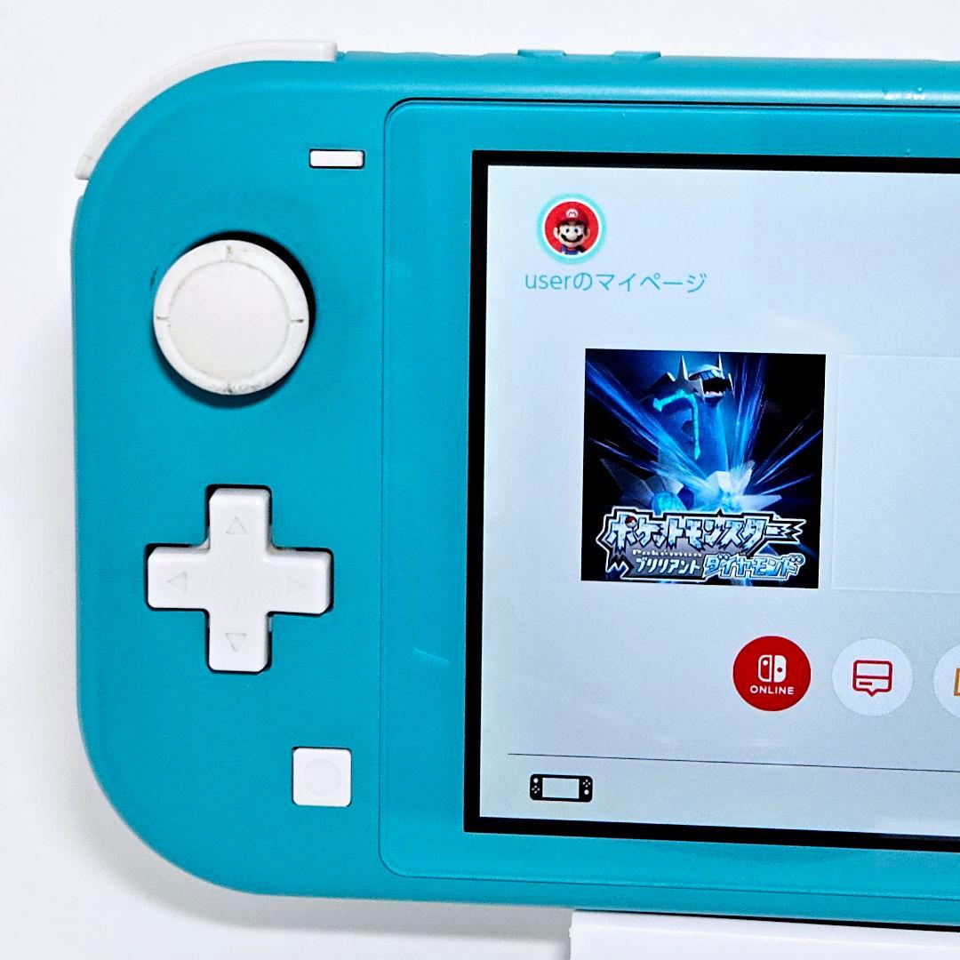 動作品【画面美品】Switch lite ターコイズ 本体 スイッチLite