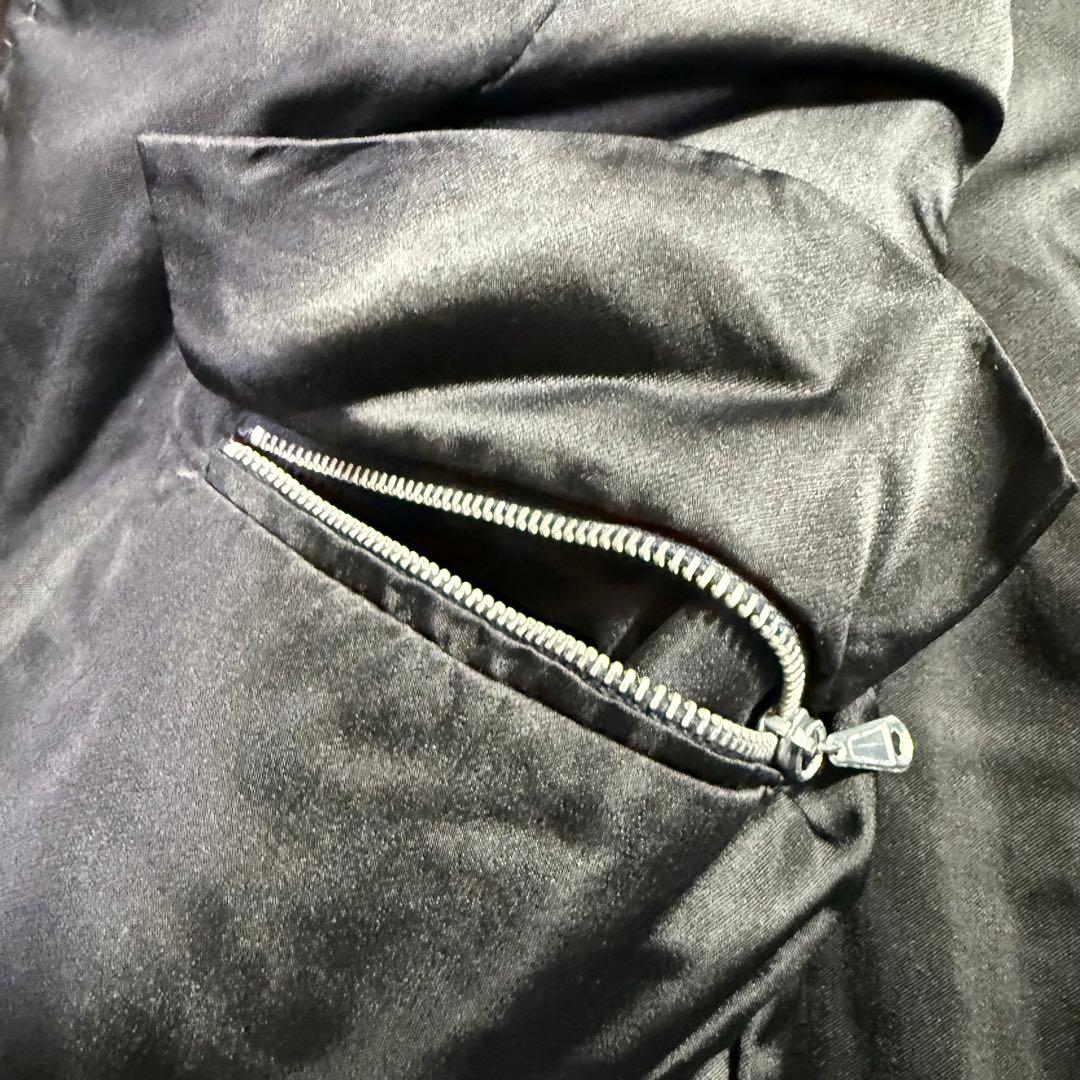 美品✨ ブラックフォックス ショートコート ボリューム満点 毛並み上質 サイズL