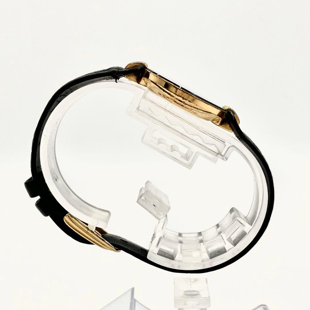 【稼働/新品電池】クリスチャンディオール バギラ ブラックムーン QZ 腕時計