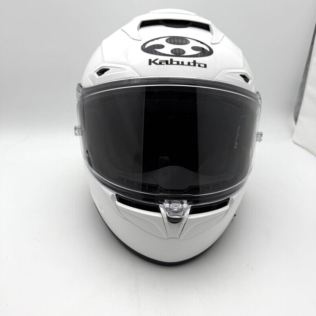 OGK Kabuto F-17 フルフェイスヘルメット M白 2023年製 美品