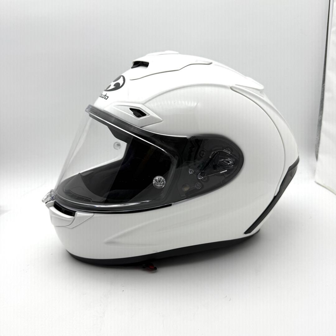 OGK Kabuto F-17 フルフェイスヘルメット M白 2023年製 美品