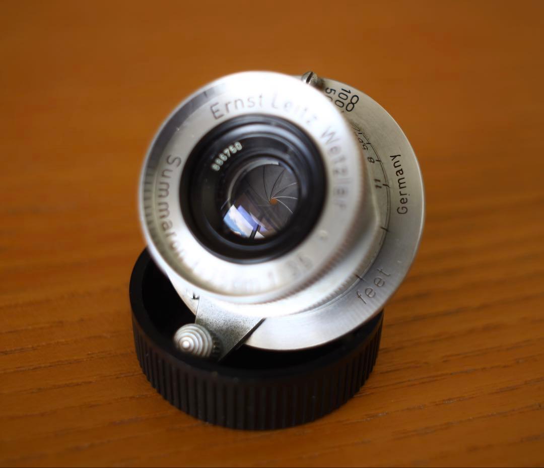 【極美品】純正フィルター付　leica summaron 35mm f3.5 L