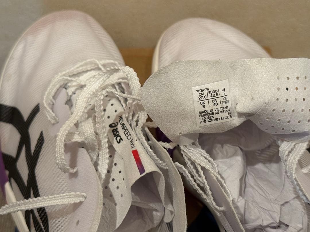 スパイク・シューズ asics SPEED RAY 27.0