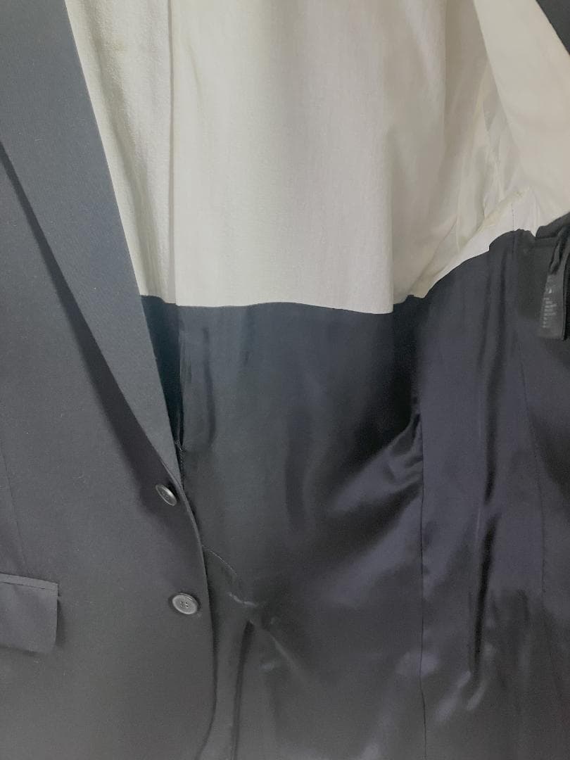 【 × Maison Margiela】コラボスーツ（ネイビー／EU50）