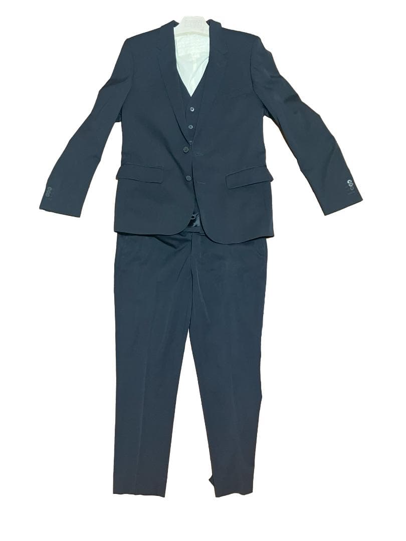 【 × Maison Margiela】コラボスーツ（ネイビー／EU50）