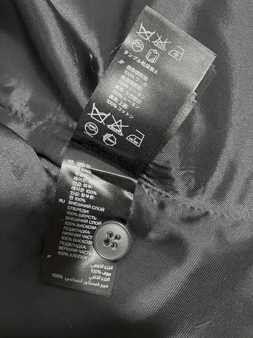 【 × Maison Margiela】コラボスーツ（ネイビー／EU50）