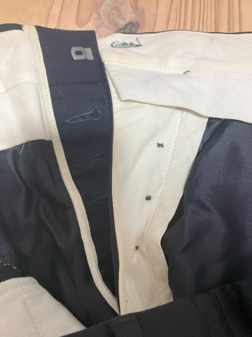 【 × Maison Margiela】コラボスーツ（ネイビー／EU50）