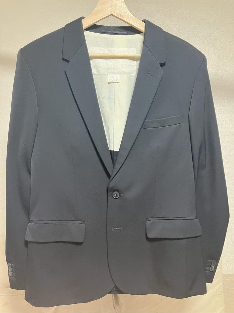 【 × Maison Margiela】コラボスーツ（ネイビー／EU50）