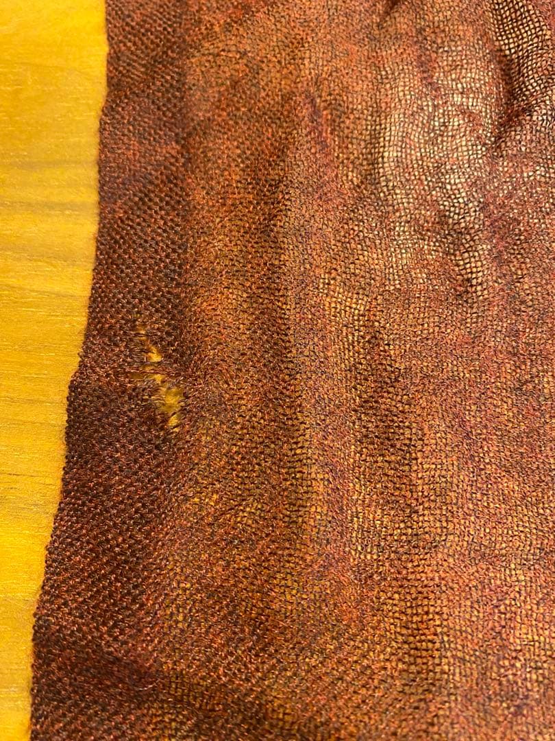 ファリエロサロティ　カシミヤ&シルク　大判ストール　イタリーメイド　ワインレッド