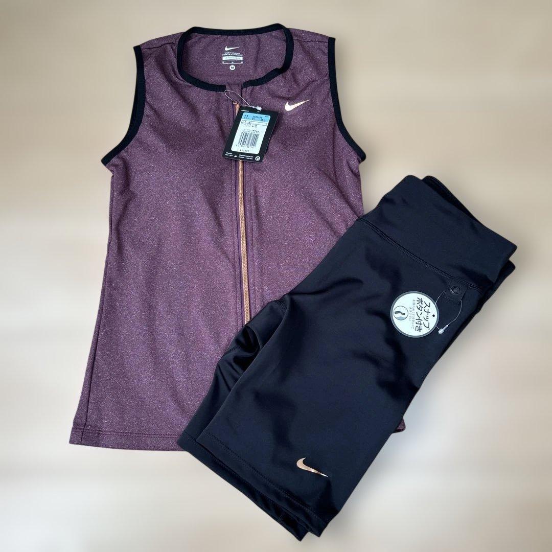 新品　ナイキ　ベーシック　セパレーツ　水着　フィットネス　M 定価11880円