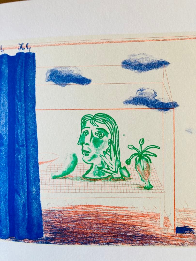 洋書 The Blue Guitar by David Hockney