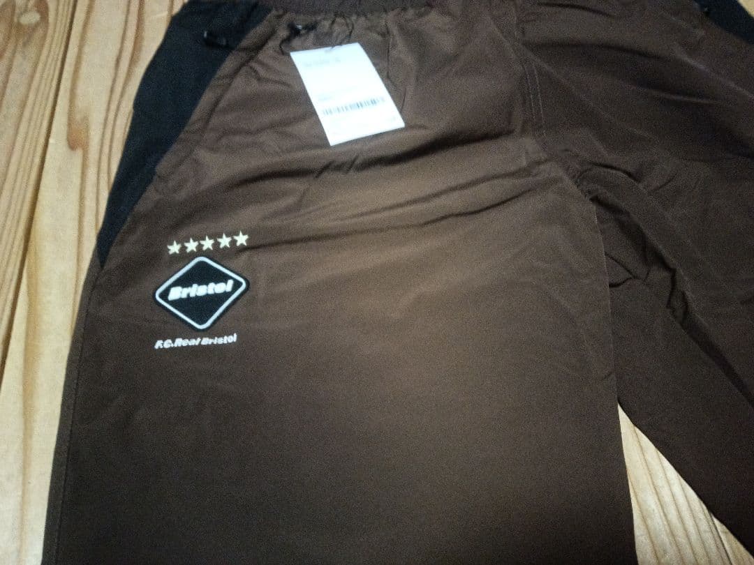 F.C.RealBristolSOPH.ウォームアップパンツブラウン✕ブラックL
