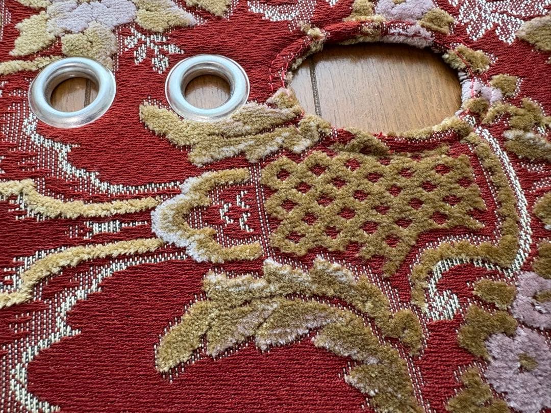 いすゞファイブスターギガ用センサー有りタイプ　金華山　花籠レッド　ダッシュマット