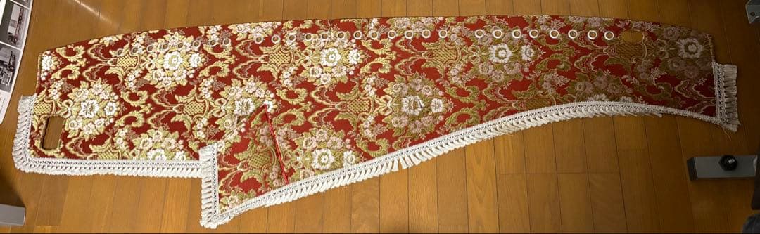 いすゞファイブスターギガ用センサー有りタイプ　金華山　花籠レッド　ダッシュマット