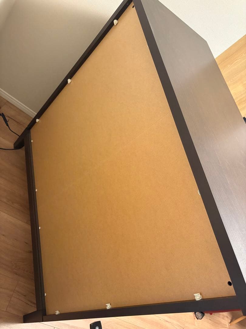 お値下げ可　IKEA イケア　ダークブラウン 4段チェスト