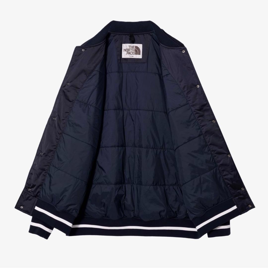 ZOZO完売 XL ノースフェイス　ボンバージャケット　スタジャン　ネイビー