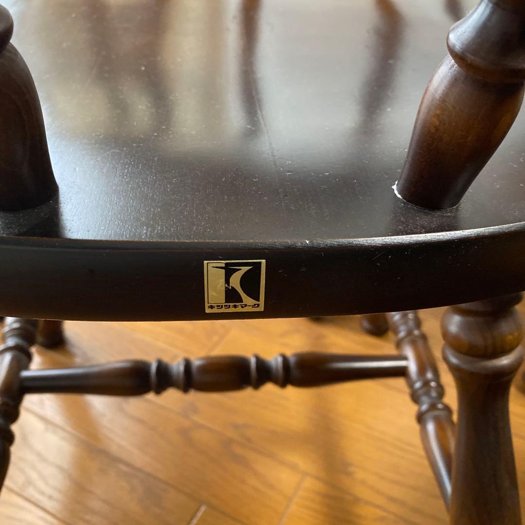 飛騨産業 キツツキマーク ダイニングチェア3