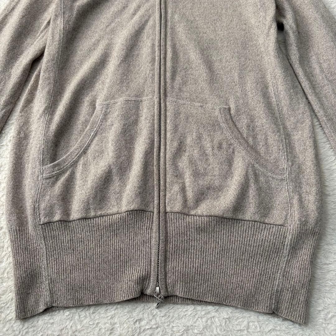 【美品】DAMA collection ニット　パーカー　カシミヤ100% L