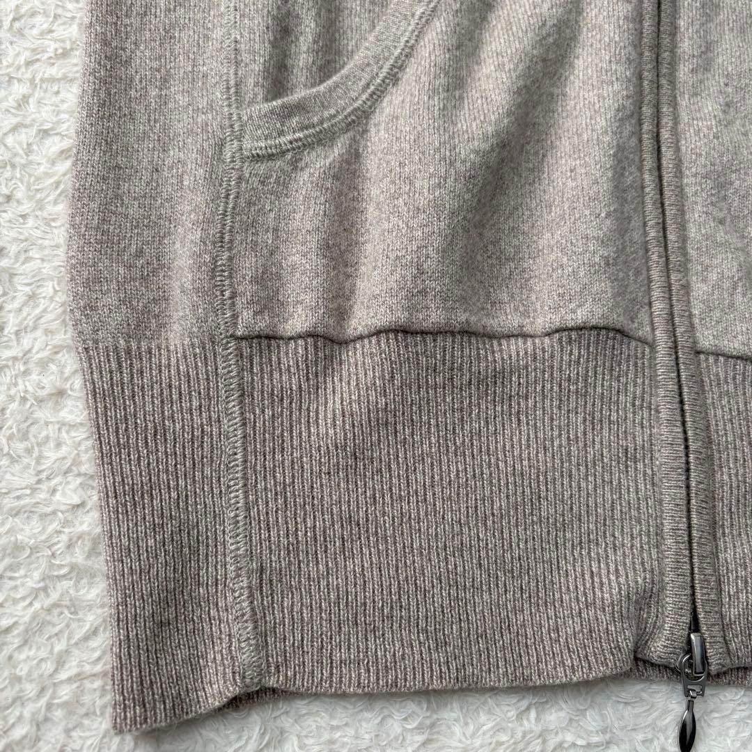 【美品】DAMA collection ニット　パーカー　カシミヤ100% L