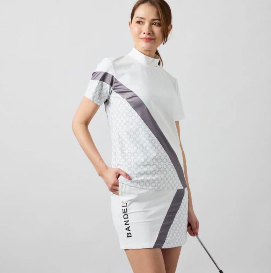 【新品・タグ付き】BANDEL レディース モックネック 白 S