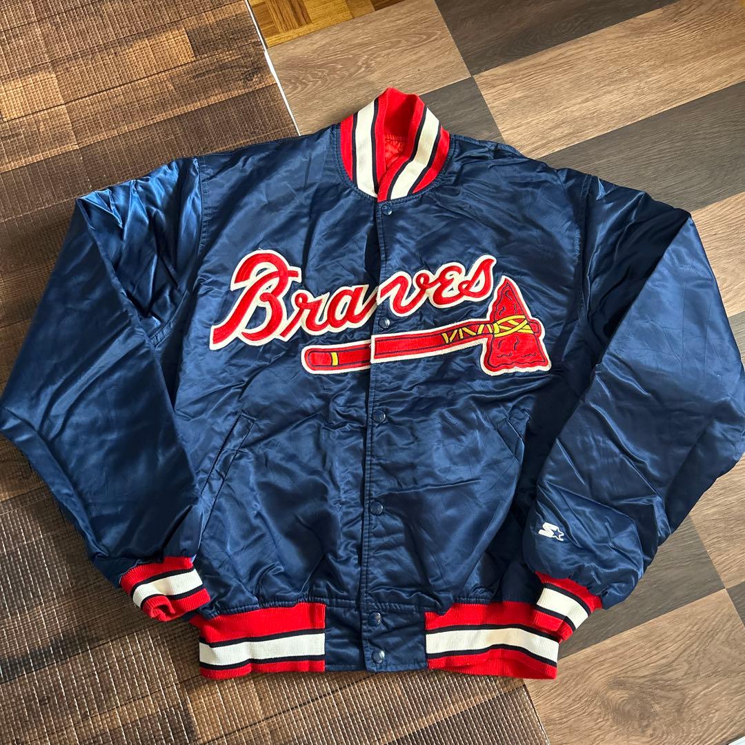 【値下げしました】STARTER braves ナイロンスタジャン USA製
