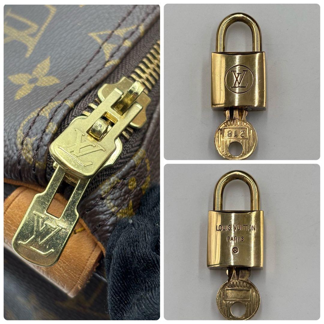 ルイヴィトン モノグラム キーポル50 レザー ボストンバッグ M41426