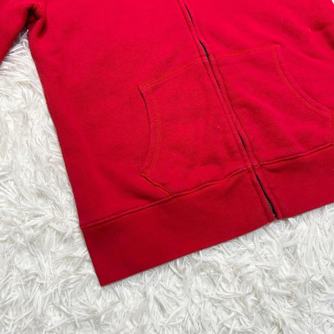 美品 ポロラルフローレン ジップアップパーカー ポニー 赤 レッド 黒 M相当