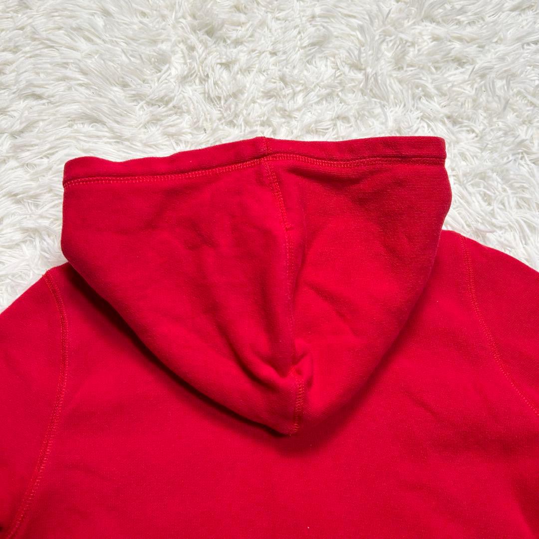 美品 ポロラルフローレン ジップアップパーカー ポニー 赤 レッド 黒 M相当